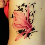 tatuagem de flores
