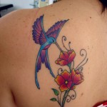 tatuagem de beija-flor