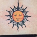 tatuagem de sol