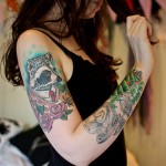 tatuagens femininas no braço