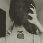 tatuagens femininas na nuca