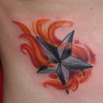 tatuagem de fogo
