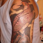 tatuagem de falcão