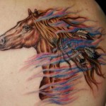 tatuagem de cavalo