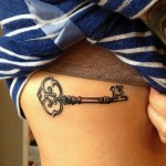 tatuagem de chave