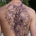 tatuagem de palhaço