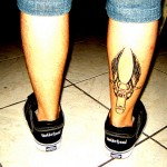 tatuagens masculinas na perna