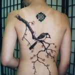tatuagem de pássaros