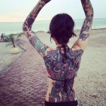 fotos de tatuagens femininas nas costas