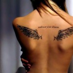 tatuagem de asas