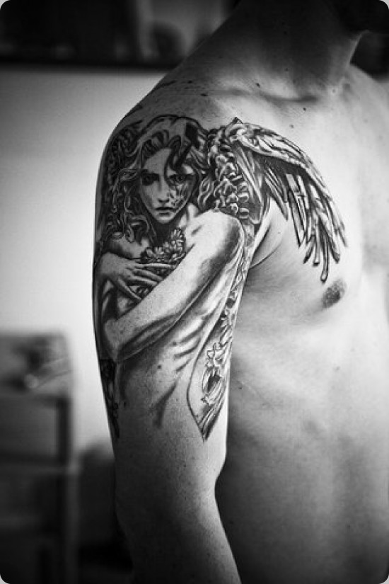 tatuagem de anjo