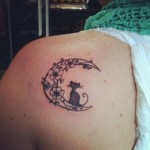 tatuagem de lua