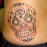 tatuagem de caveira mexicana