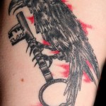 tatuagem de corvo