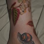 tatuagem de caracol