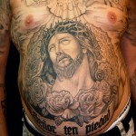 tatuagens masculinas na barriga