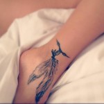 tatuagens femininas no tornozelo