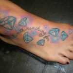 tatuagem de diamante