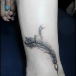 tatuagens femininas no tornozelo